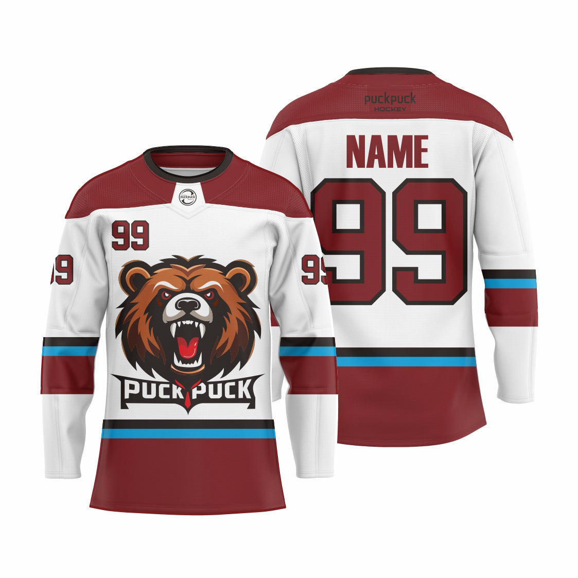 Sublimation printing custom ice hockey jersey