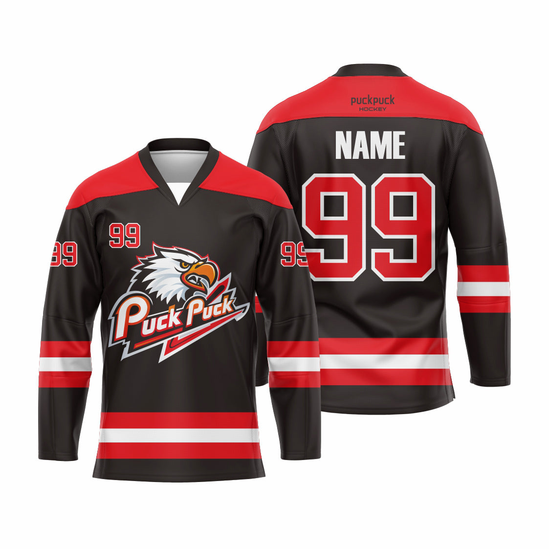 Sublimation printing custom ice hockey jersey