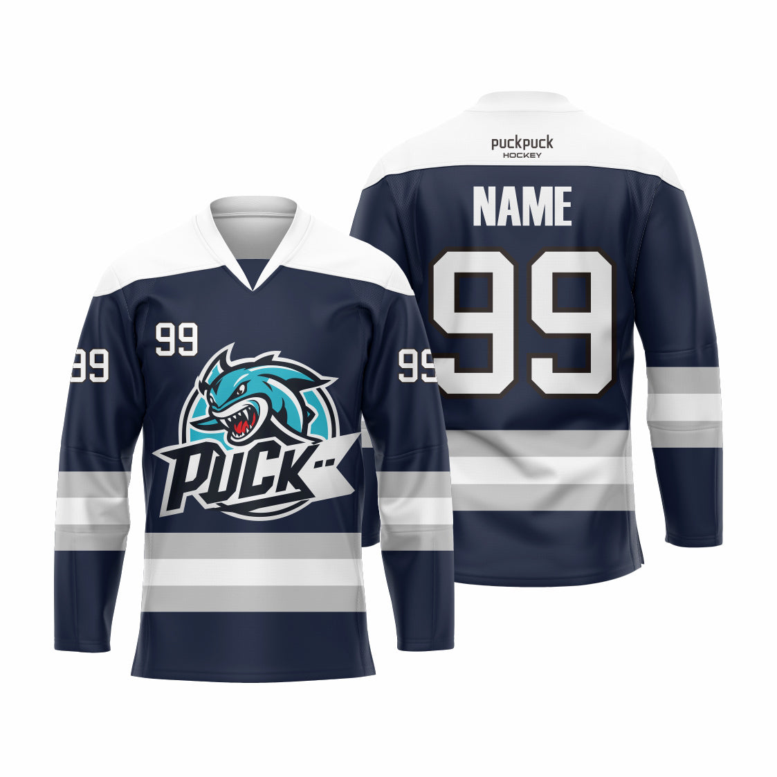 Sublimation printing custom ice hockey jersey