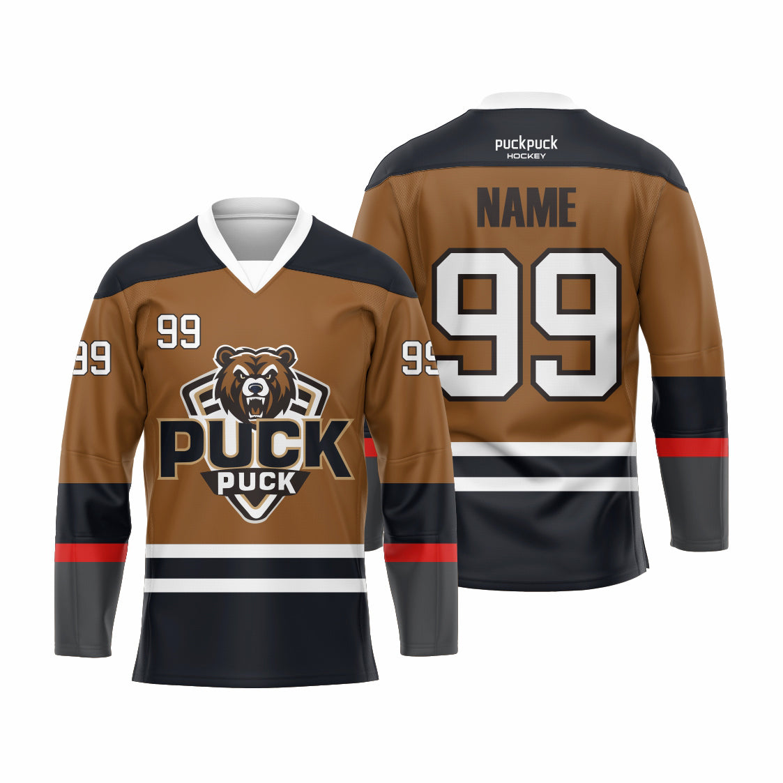 Sublimation printing custom ice hockey jersey