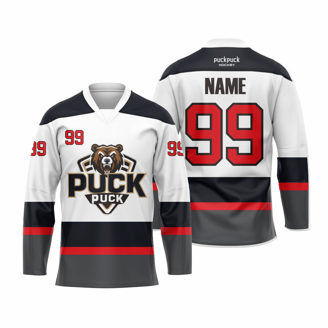 Sublimation printing custom ice hockey jersey