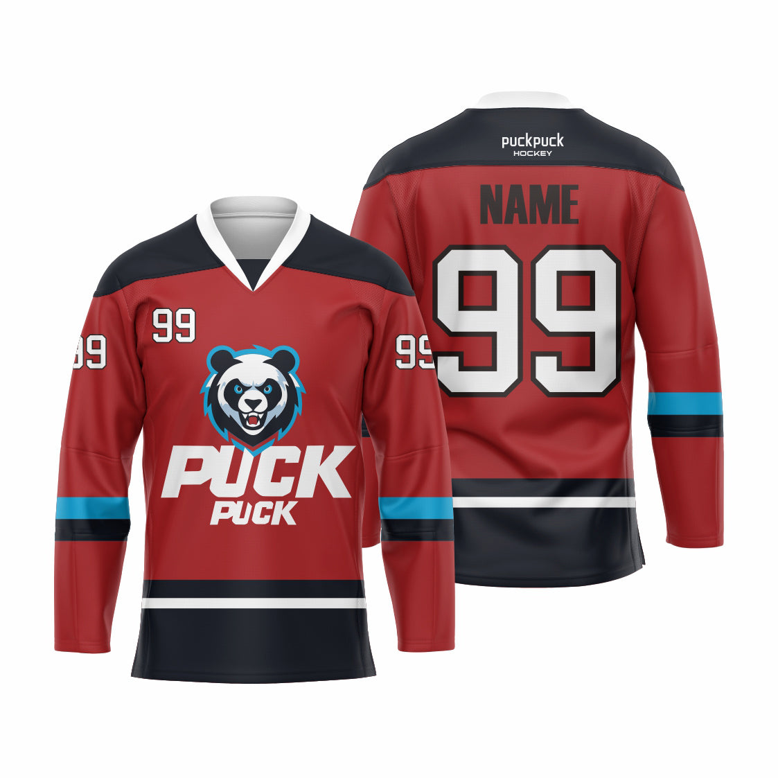 Sublimation printing custom ice hockey jersey