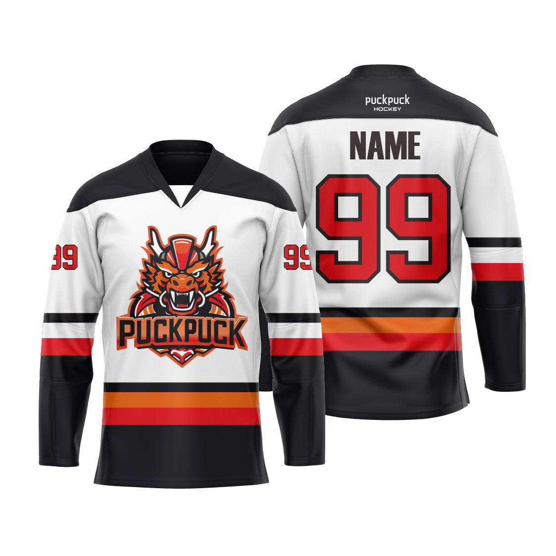 Sublimation printing custom ice hockey jersey