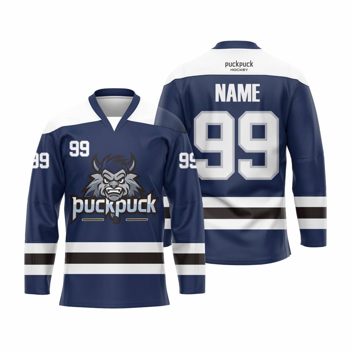 Sublimation printing custom ice hockey jersey