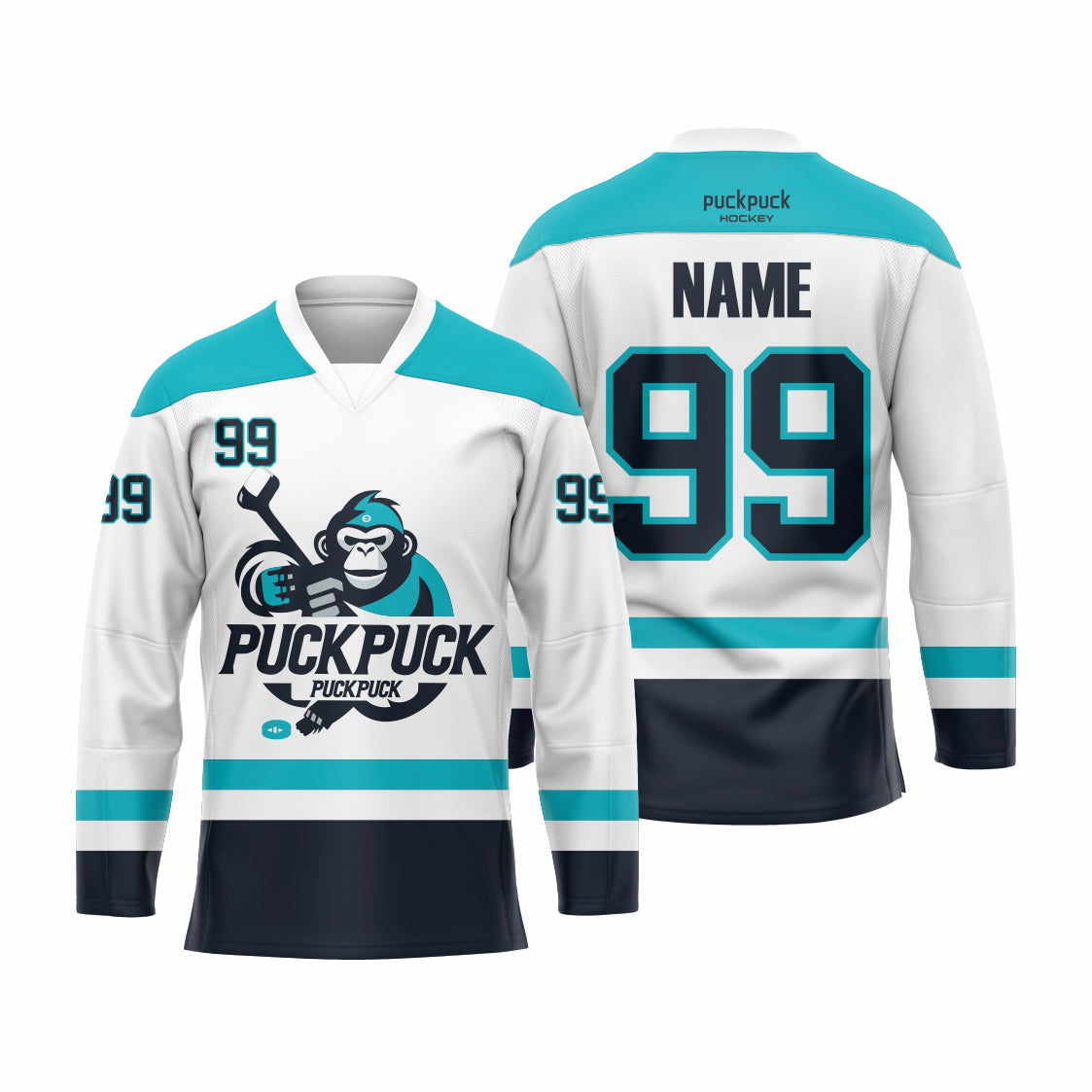 Sublimation printing custom ice hockey jersey