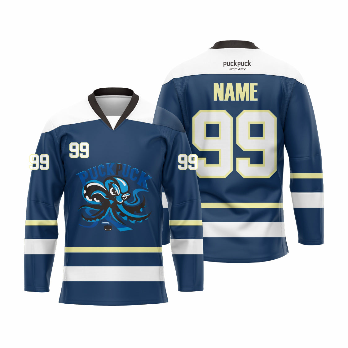 Sublimation printing custom ice hockey jersey