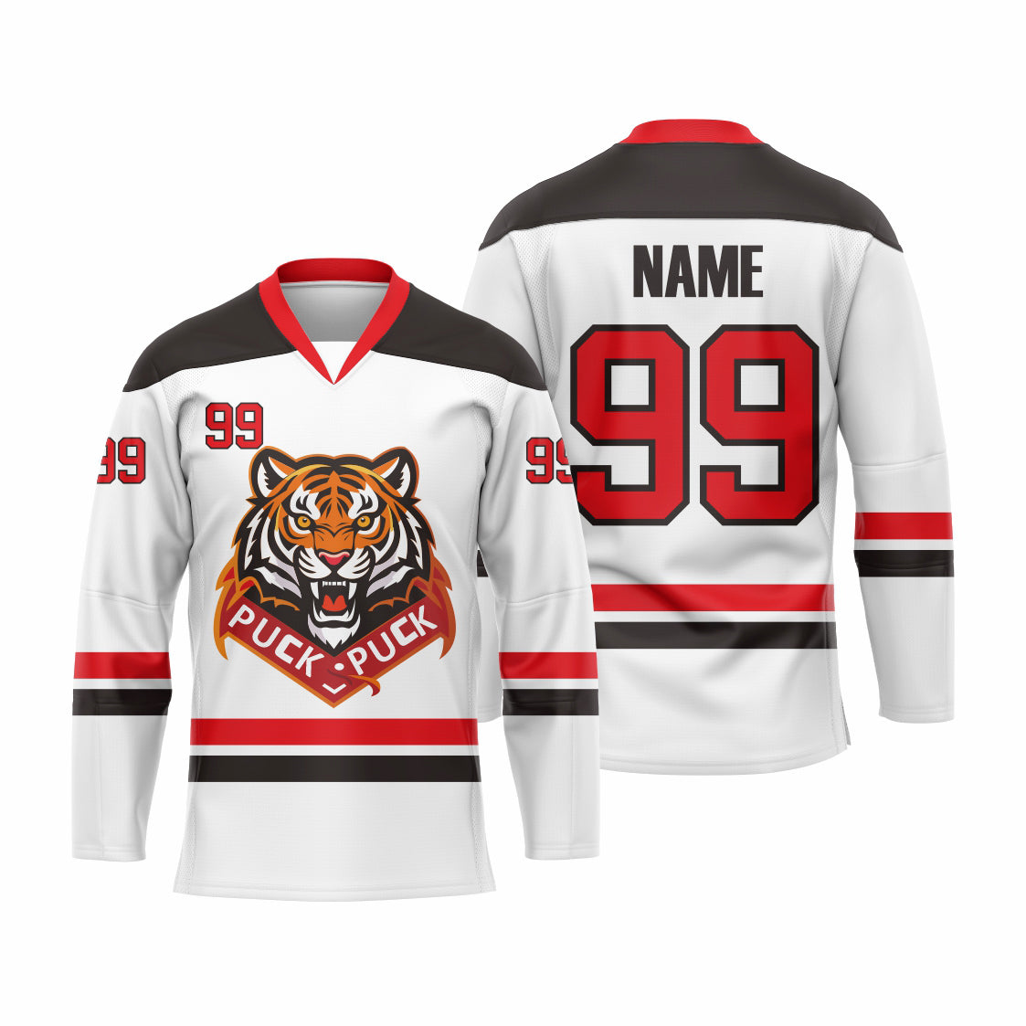 Sublimation printing custom ice hockey jersey