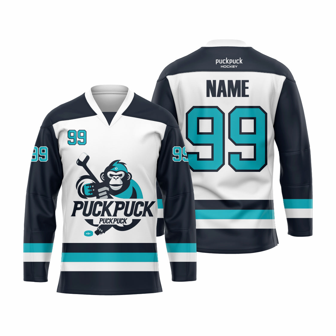 Sublimation printing custom ice hockey jersey