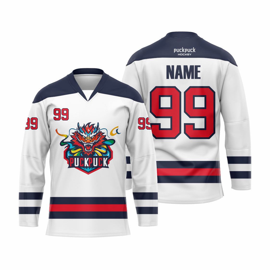 Sublimation printing custom ice hockey jersey