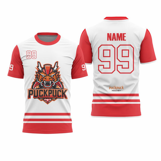 Sublimated custom ice hockey t shirt usa canada new hockey jersey