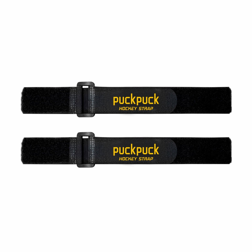 Ice hockey leg sock adjustment strap