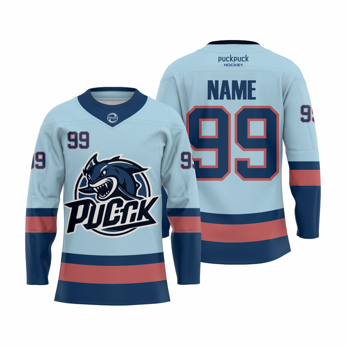 Sublimation printing custom ice hockey jersey