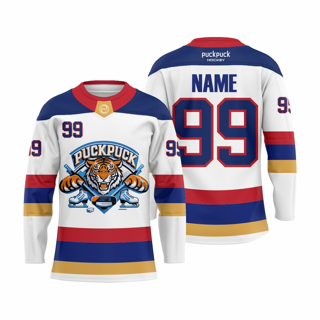 Sublimation printing custom ice hockey jersey