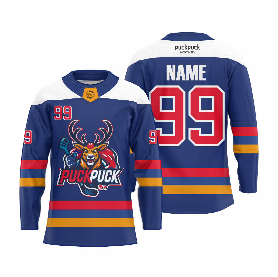 Sublimation printing custom ice hockey jersey