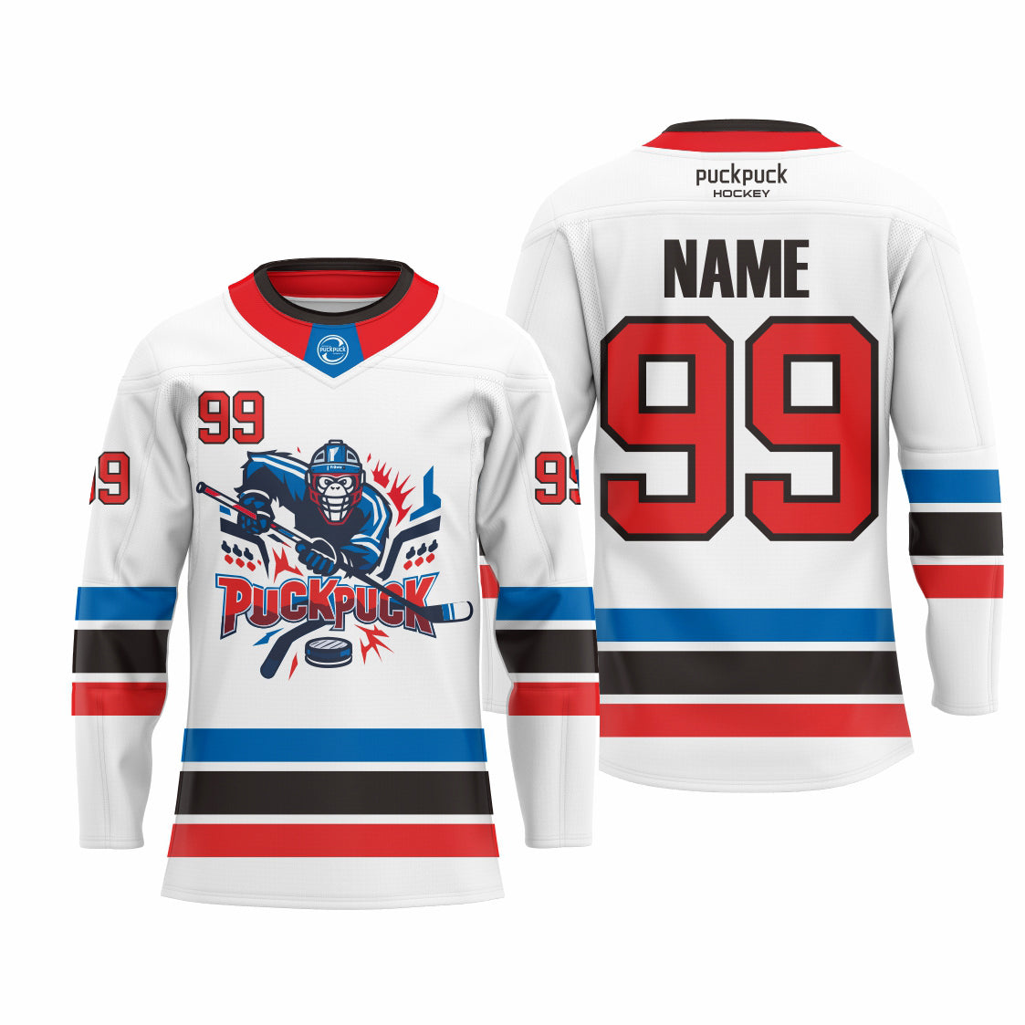 Sublimation printing custom ice hockey jersey