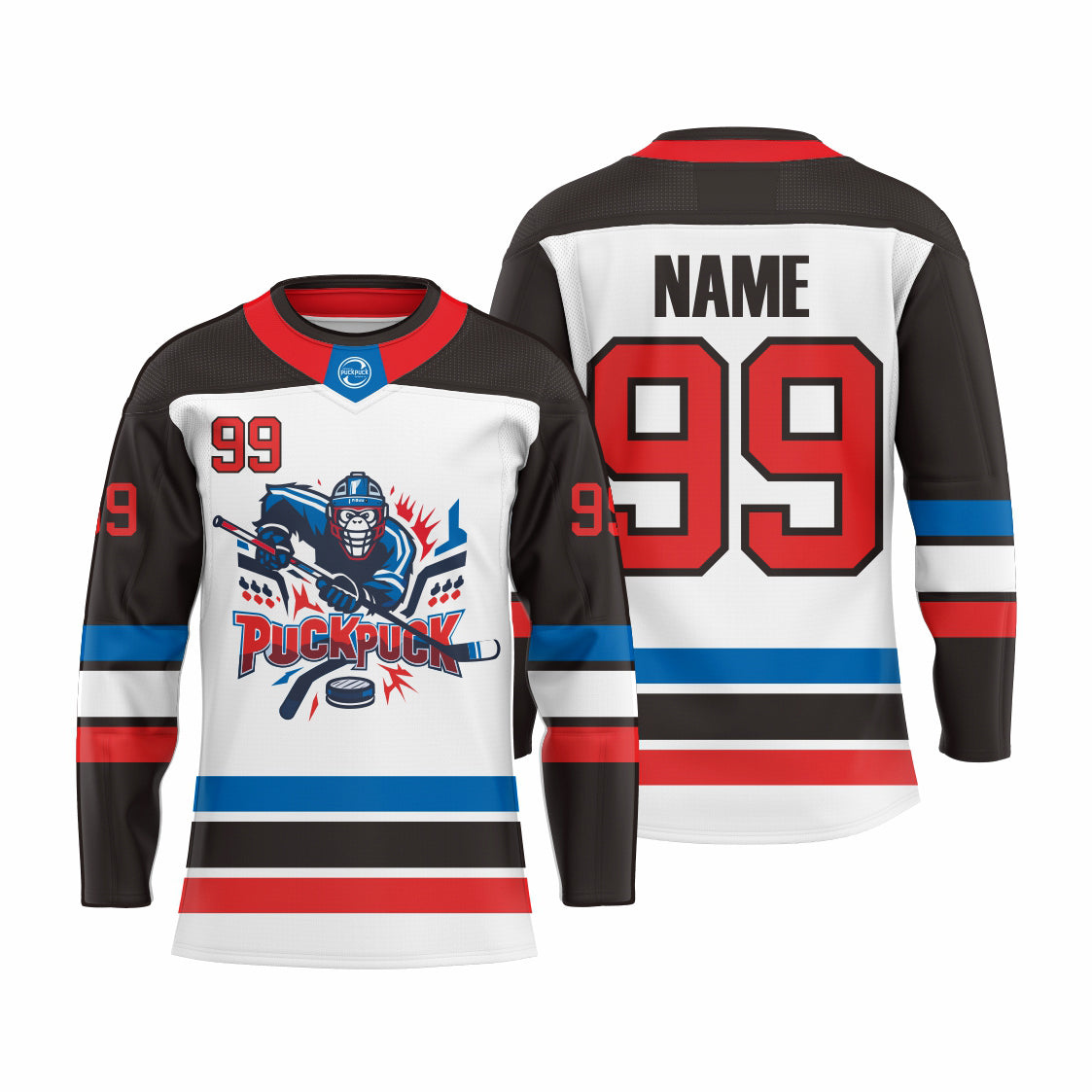 Sublimation printing custom ice hockey jersey
