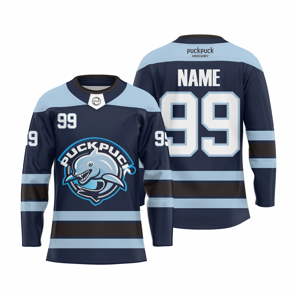Sublimation printing custom ice hockey jersey