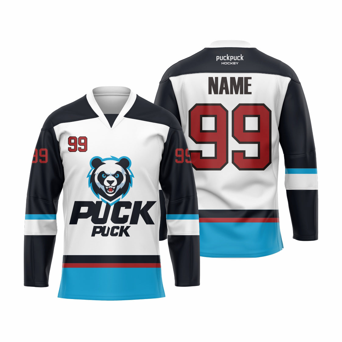 Sublimation printing custom ice hockey jersey
