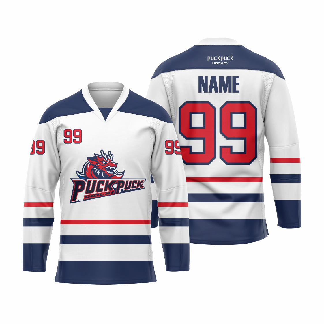 Sublimation printing custom ice hockey jersey
