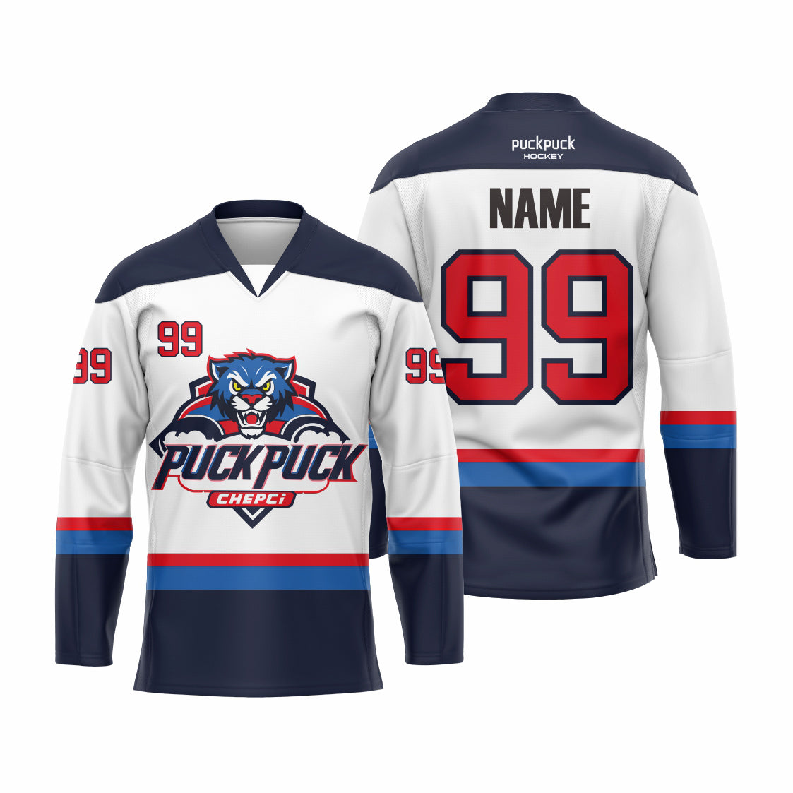 Sublimation printing custom ice hockey jersey