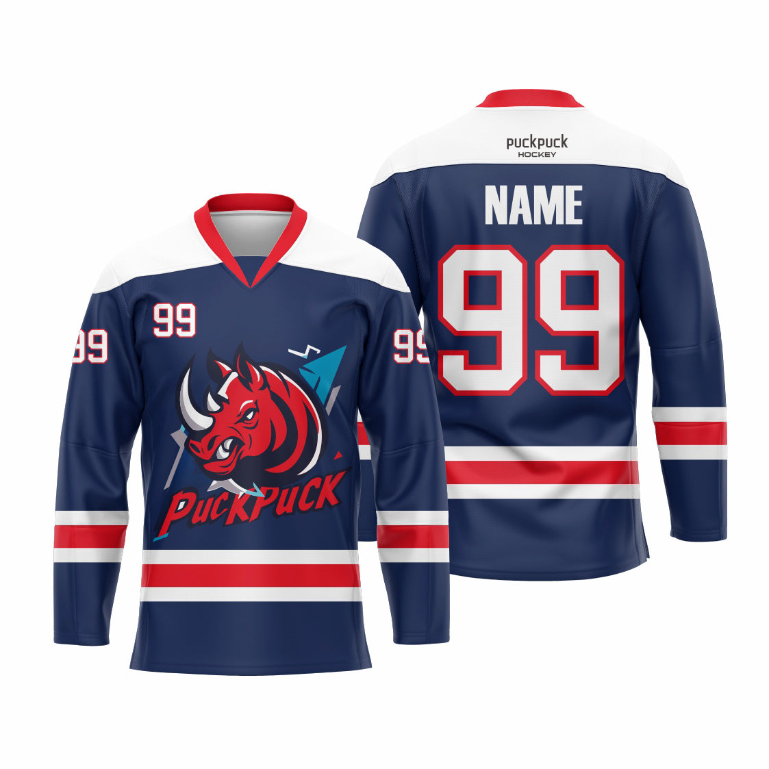 Sublimation printing custom ice hockey jersey
