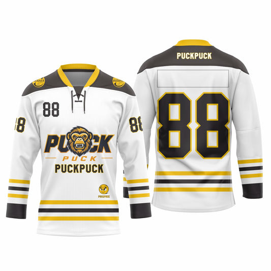 Sublimation printing custom ice hockey jersey neck1